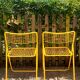 Pair of folding chairs Ted Net N.Gamelgaard 80s