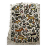 Tapis cachemire inde