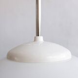 White Bakelite Czechoslovak Hanging Lamp, 1970s