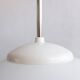 White Bakelite Czechoslovak Hanging Lamp, 1970s