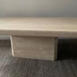 70s Travertine Coffee Table