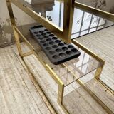 Brass shelf 1970 Belgo Chrom regency