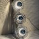 Sconce springs 3 vintage lights design 70s