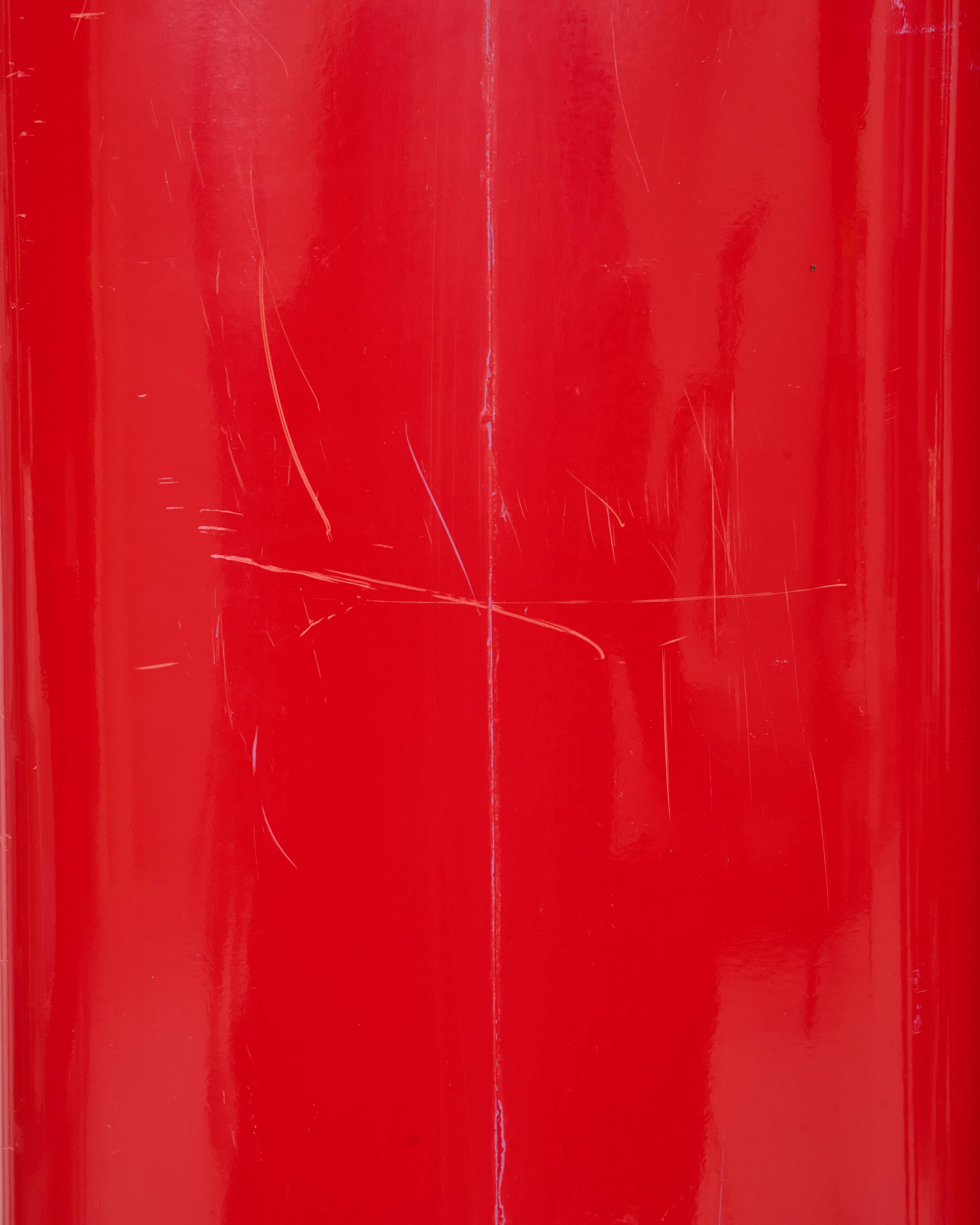 Red "Totem" column, Valeric Doubroucinskis, Rodier 1970s
