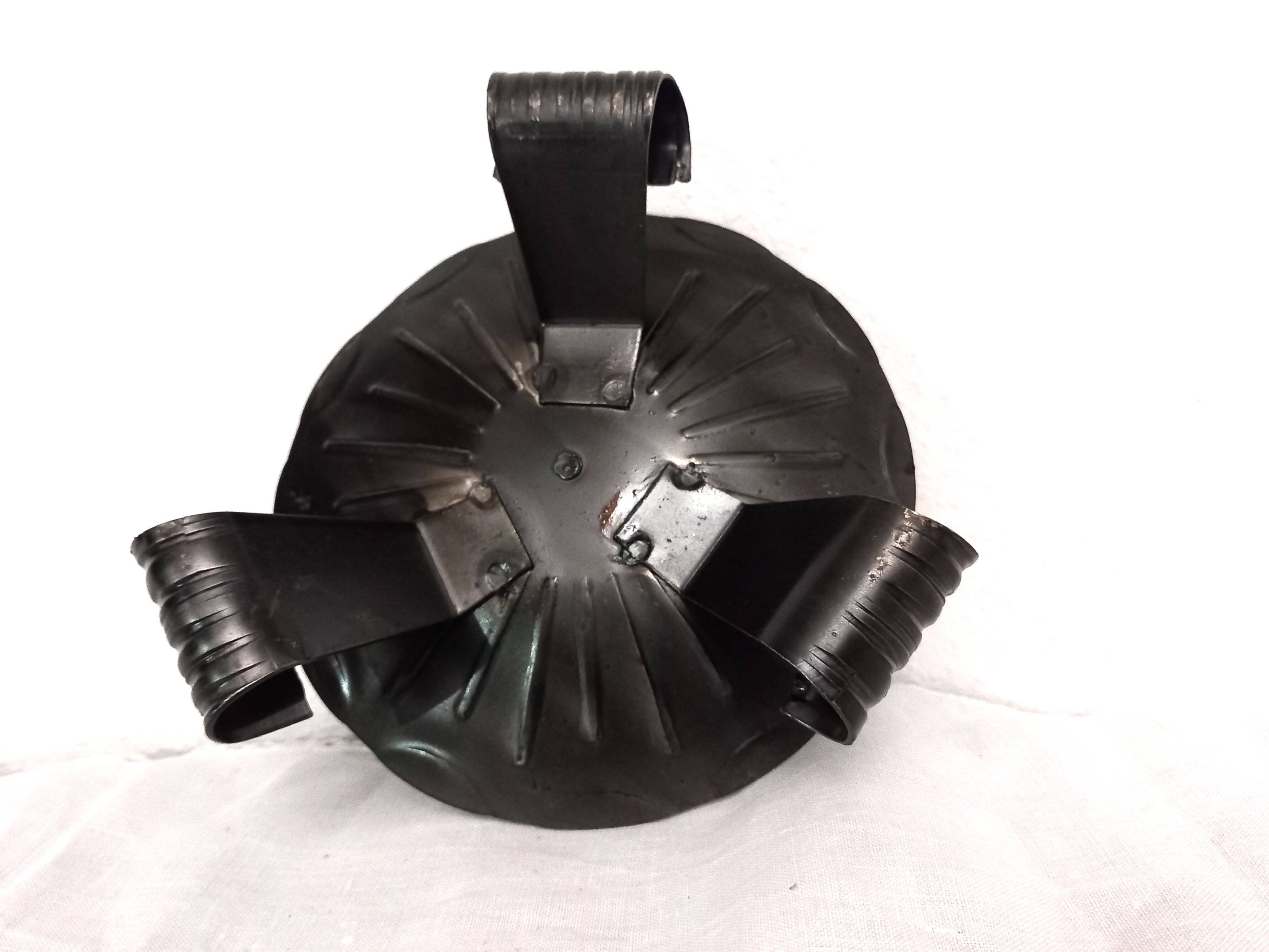 Wrought iron table candlestick