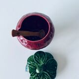 Ceramic pot strawberry slurry