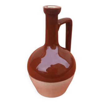 Old enamelled ceramic jug Paul Bardinet Bordeaux Registered