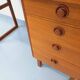 Vintage Scandinavian teak desk from the 60s