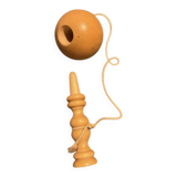 Vintage wooden cup-and-ball game