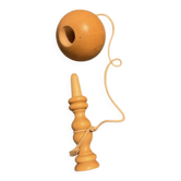 Vintage wooden cup-and-ball game