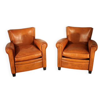 Pair of club chairs