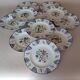 Flat plates "Vieux Rouen" Longwy