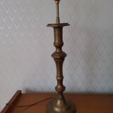 Brass candlestick lamp foot
