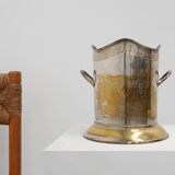 Antique Silver-Plated Copper Champagne Bucket, France, circa 1900