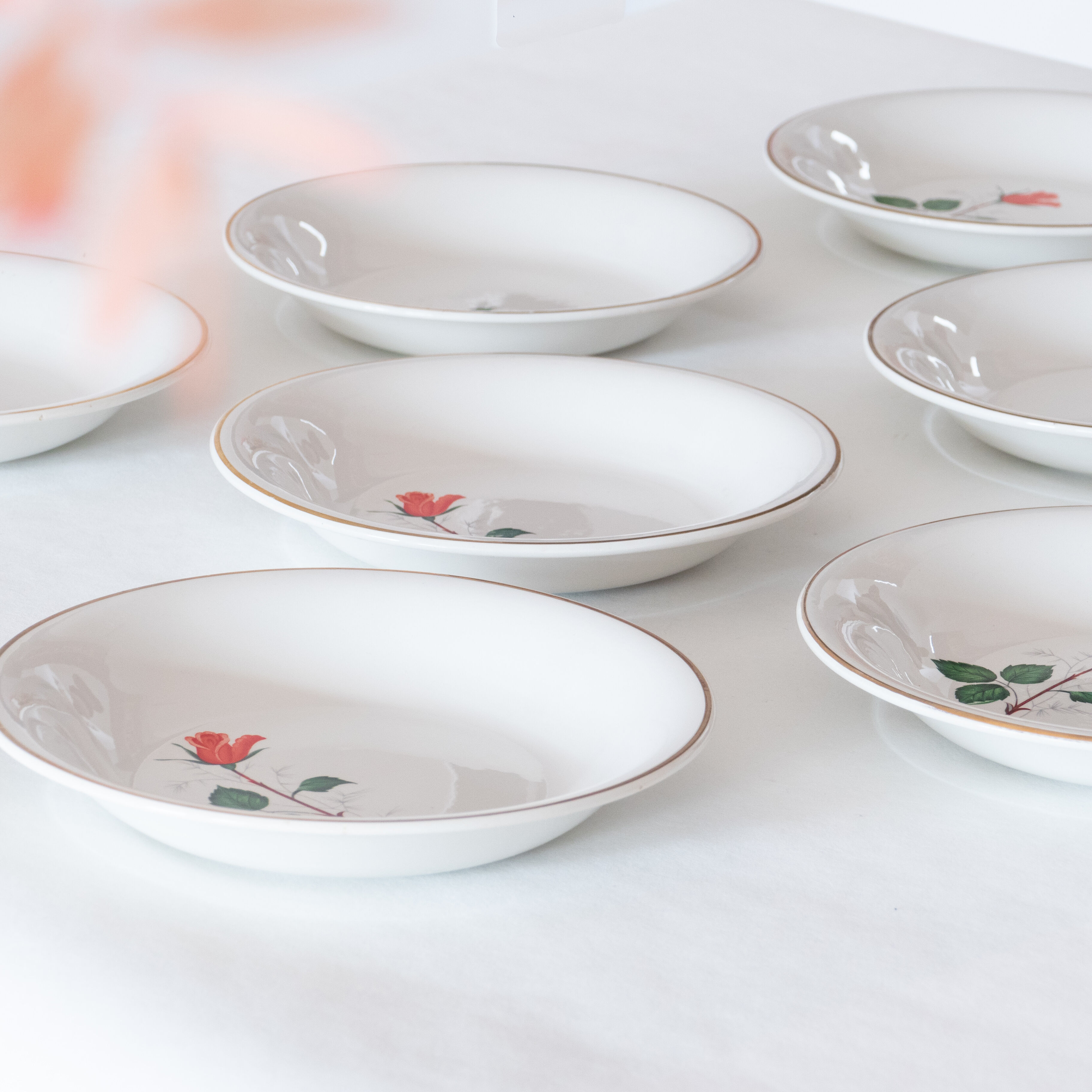 6 old plates KG Lunéville "Antibes"