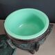Engraved metal tripod ice bucket