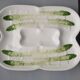 Lot of 4 Dish Minton Faience circa 1900 Asparagus Majolica