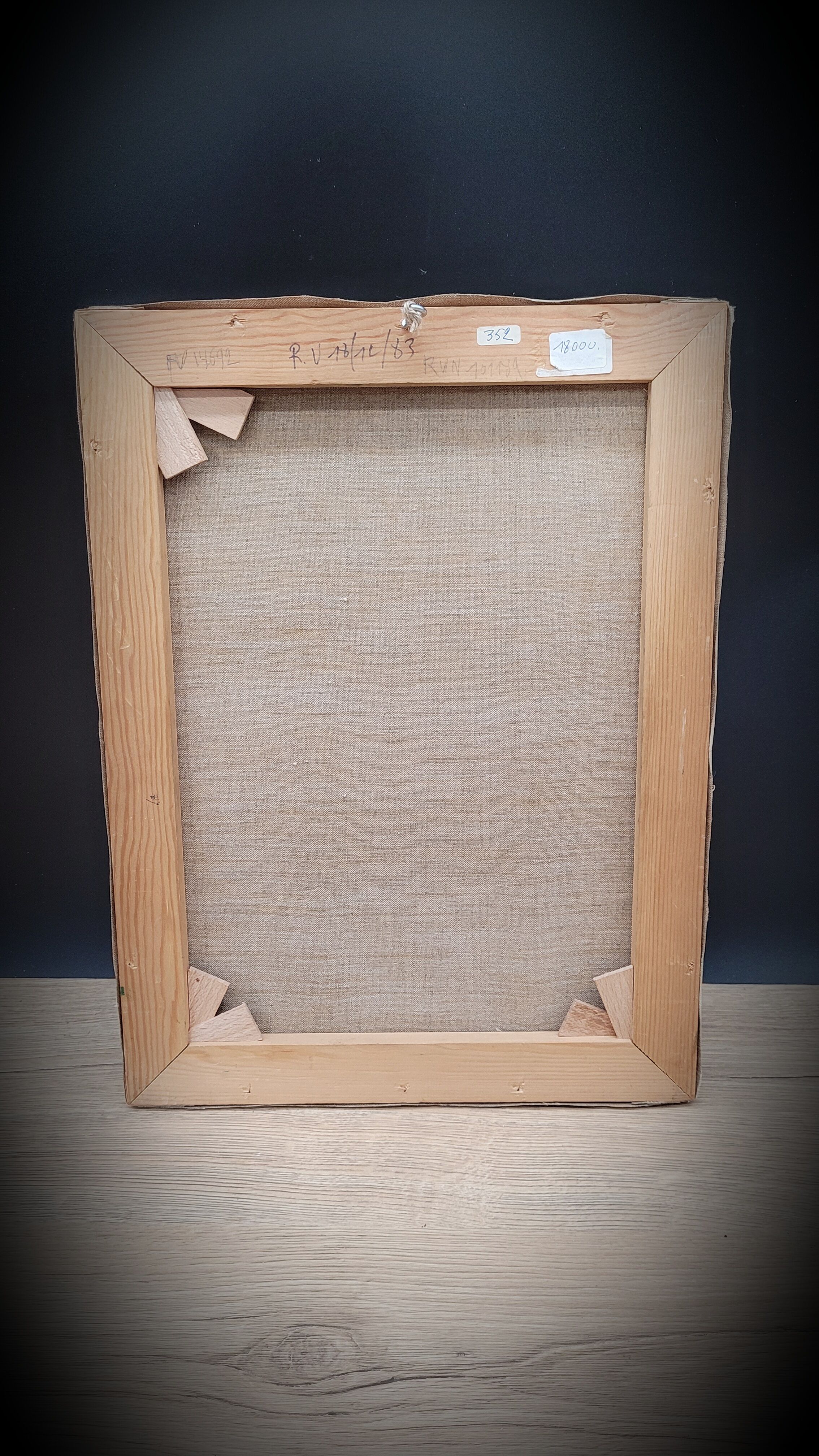 Seafood painting on canvas