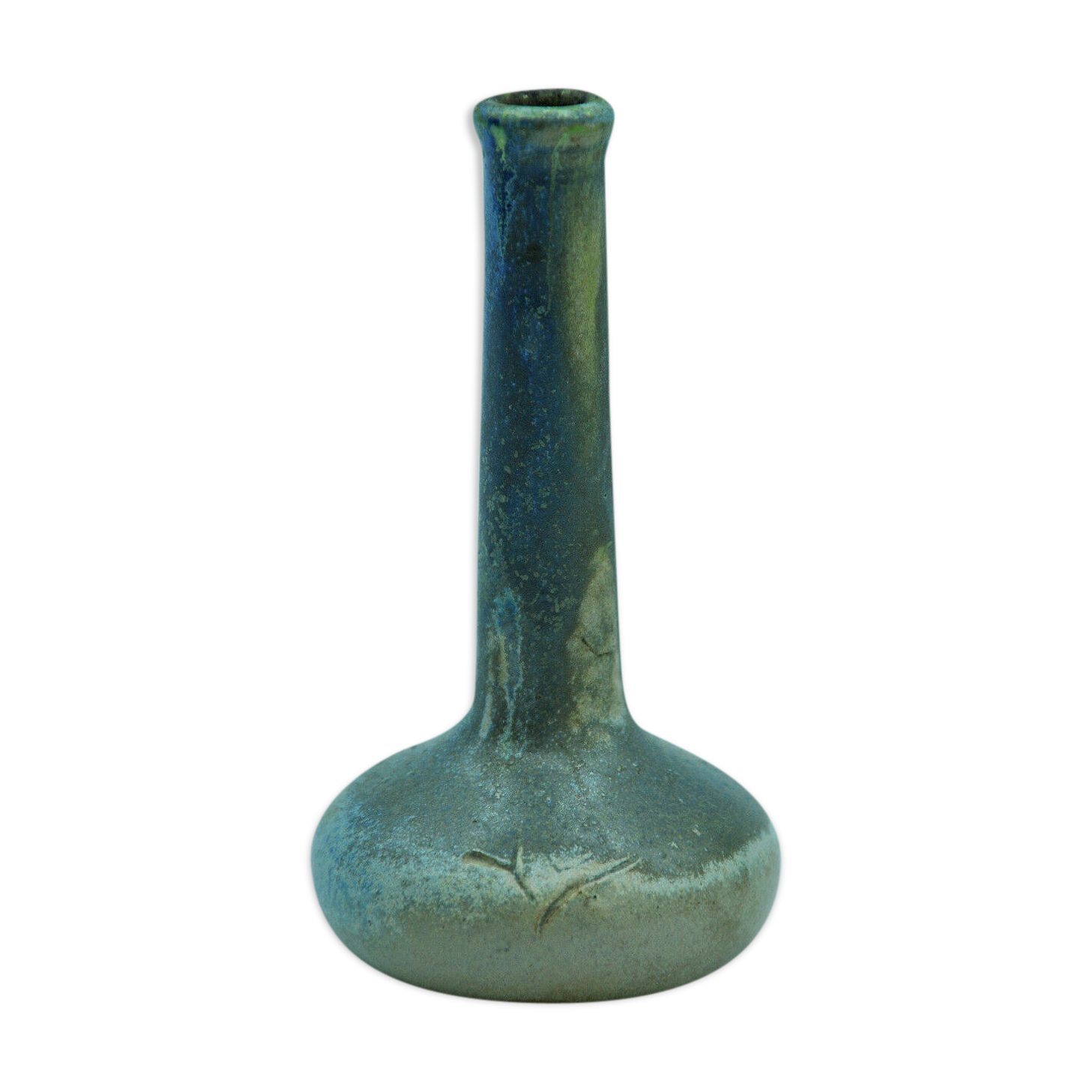 Vase grés art nouveau signé Jean Maubrou