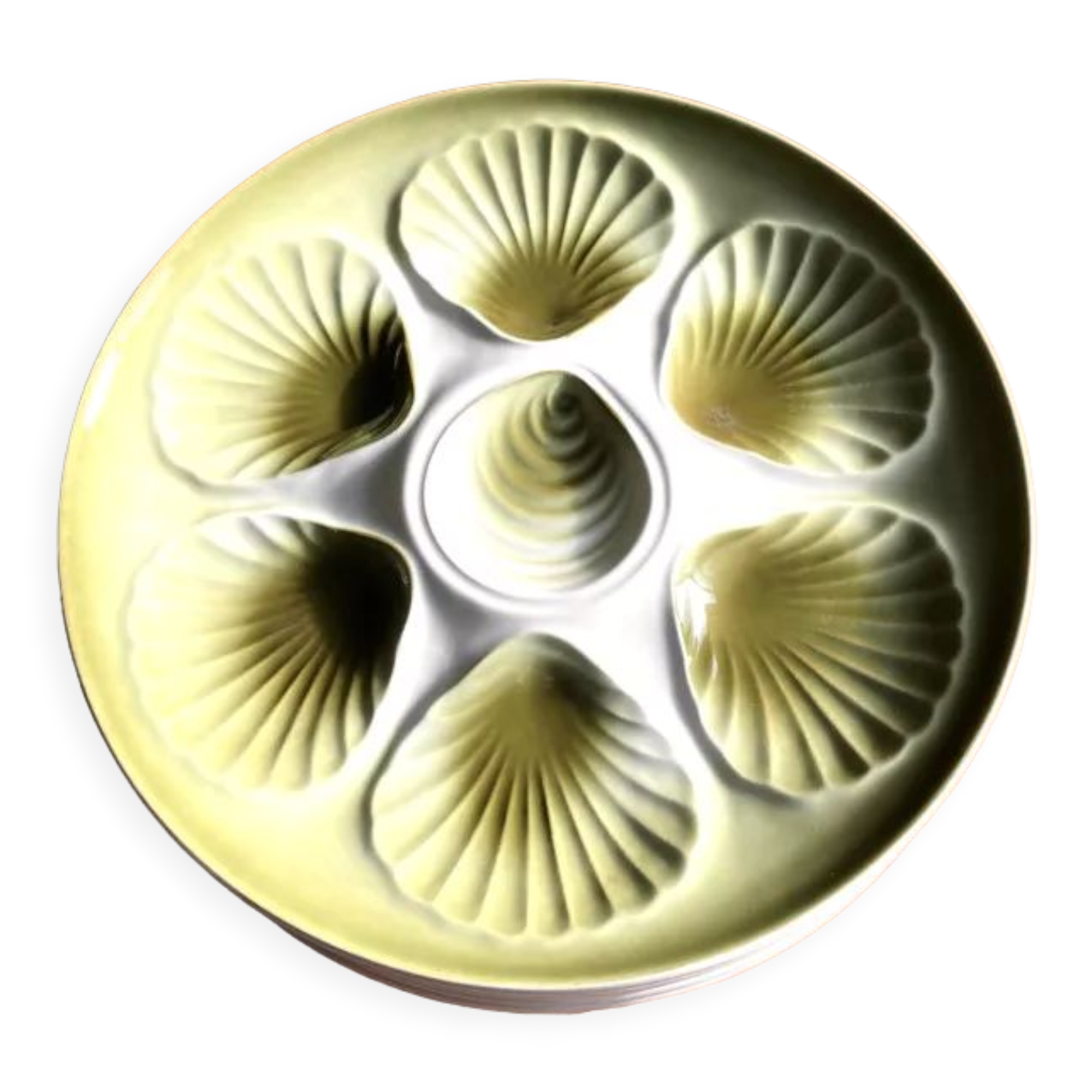 6 oyster / shellfish plates Moulin des Loups