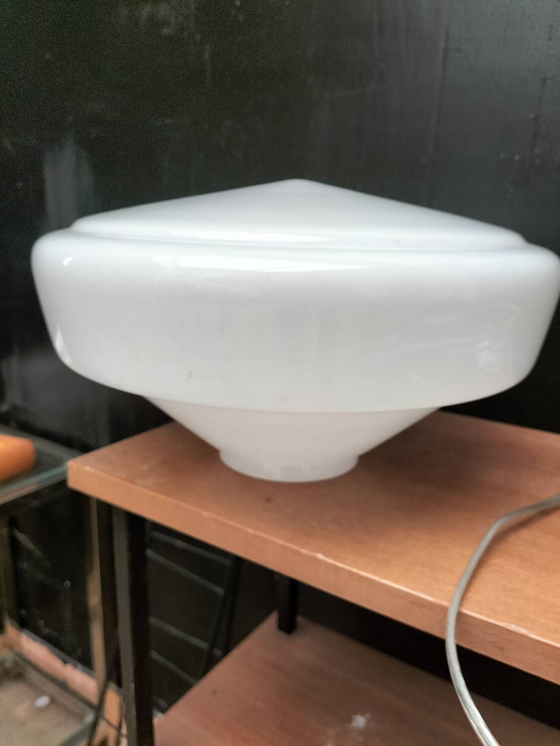 Lampe opaline art déco