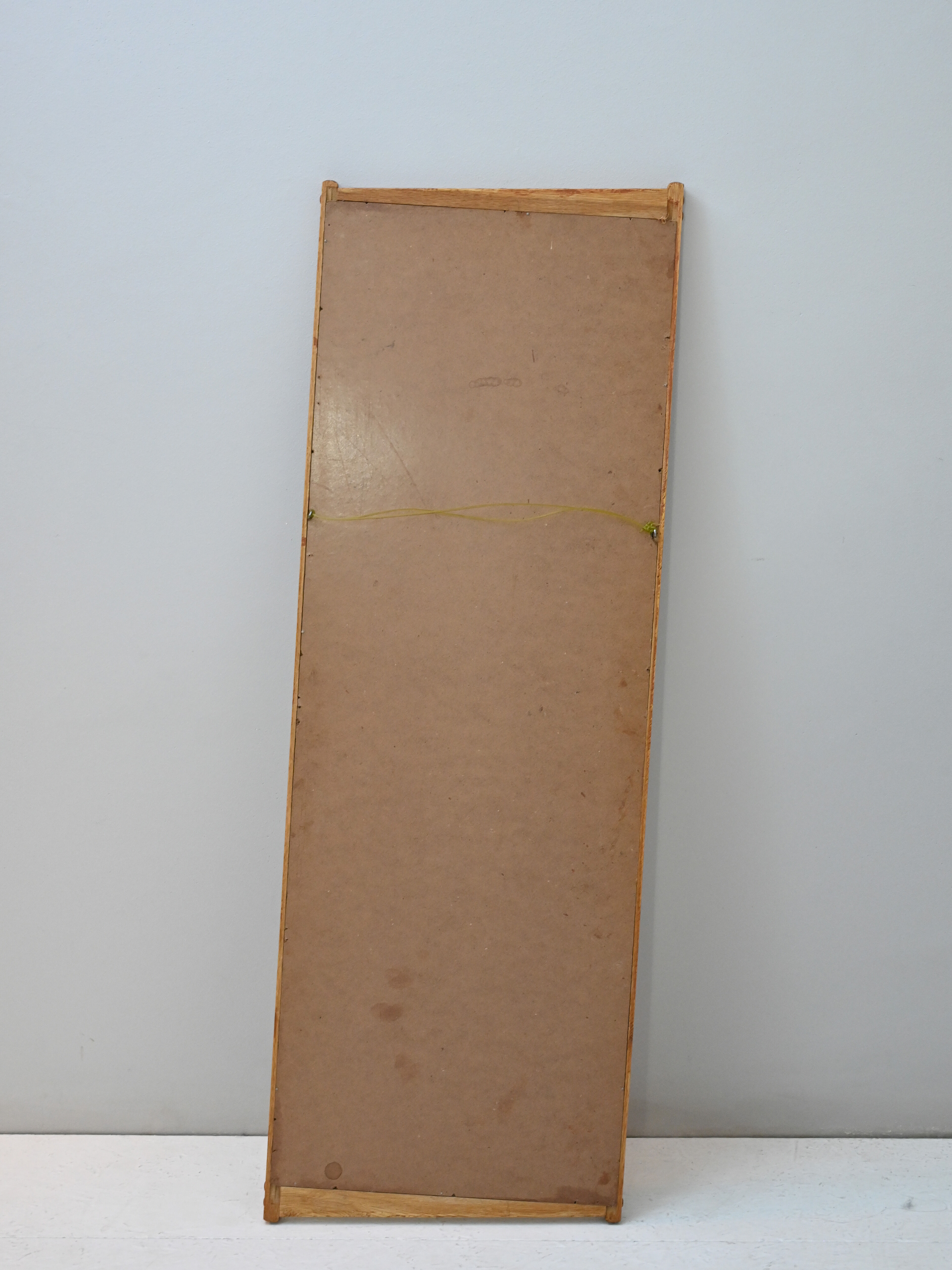 Scandinavian oak mirror