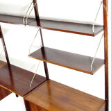 Retro Vintage Danish Rosewood Wall Shelving System Book Shelves Desk 60s 70s