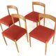 Set of Danish Oak Chairs - mid century modern danish design