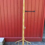 Rattan psyche mirror