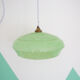 Green clichy glass suspension