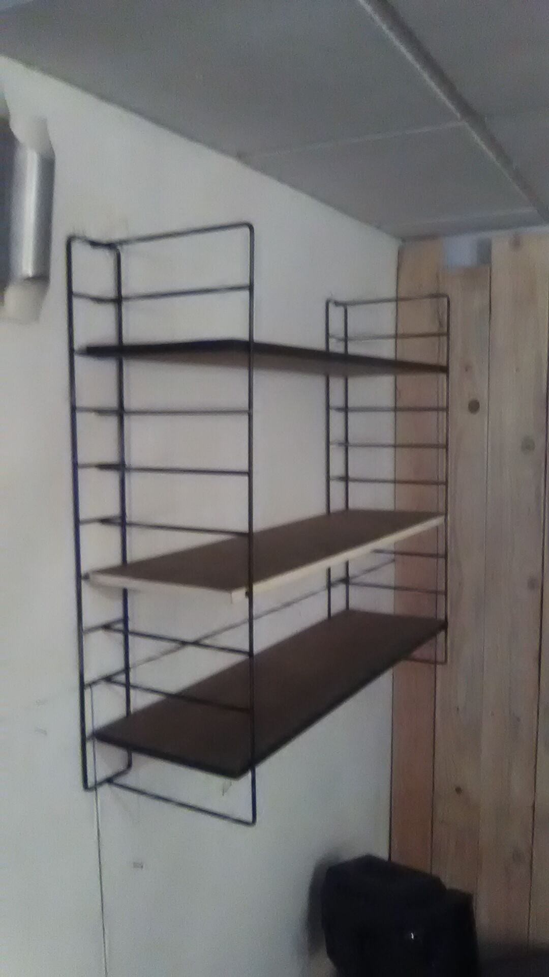 Étagère string vintage chêne