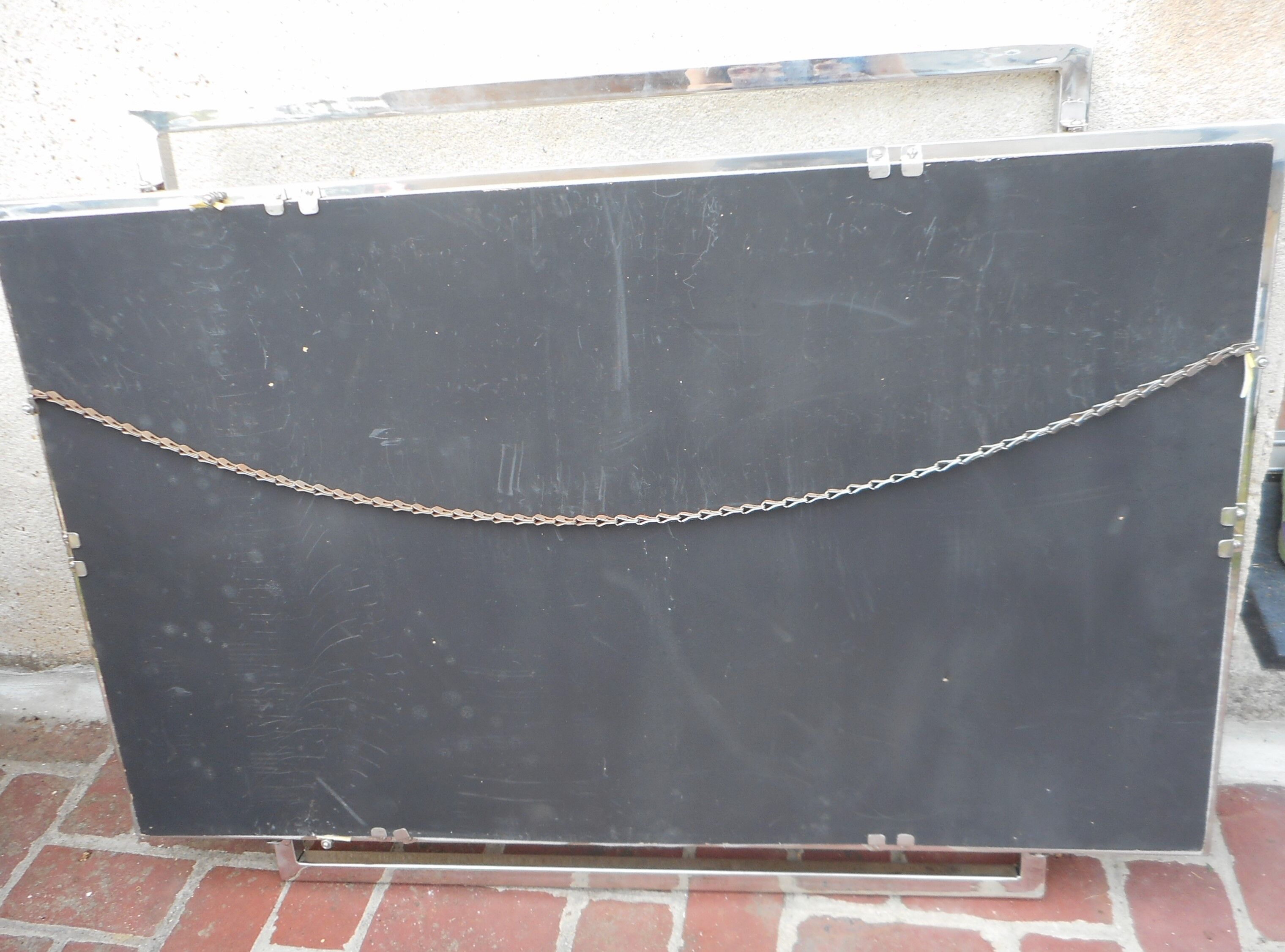 Italian chrome mirror