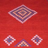 Tapis berbère rouge moyen atlas 154x93