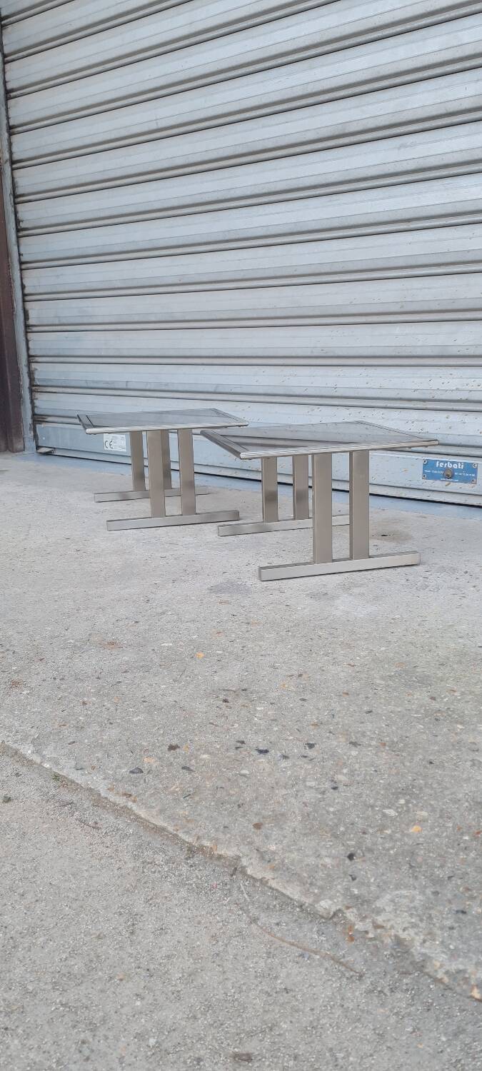 Pair of space age side tables