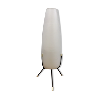 Lamp tripod opaline Louis Kalff for Philips 1960