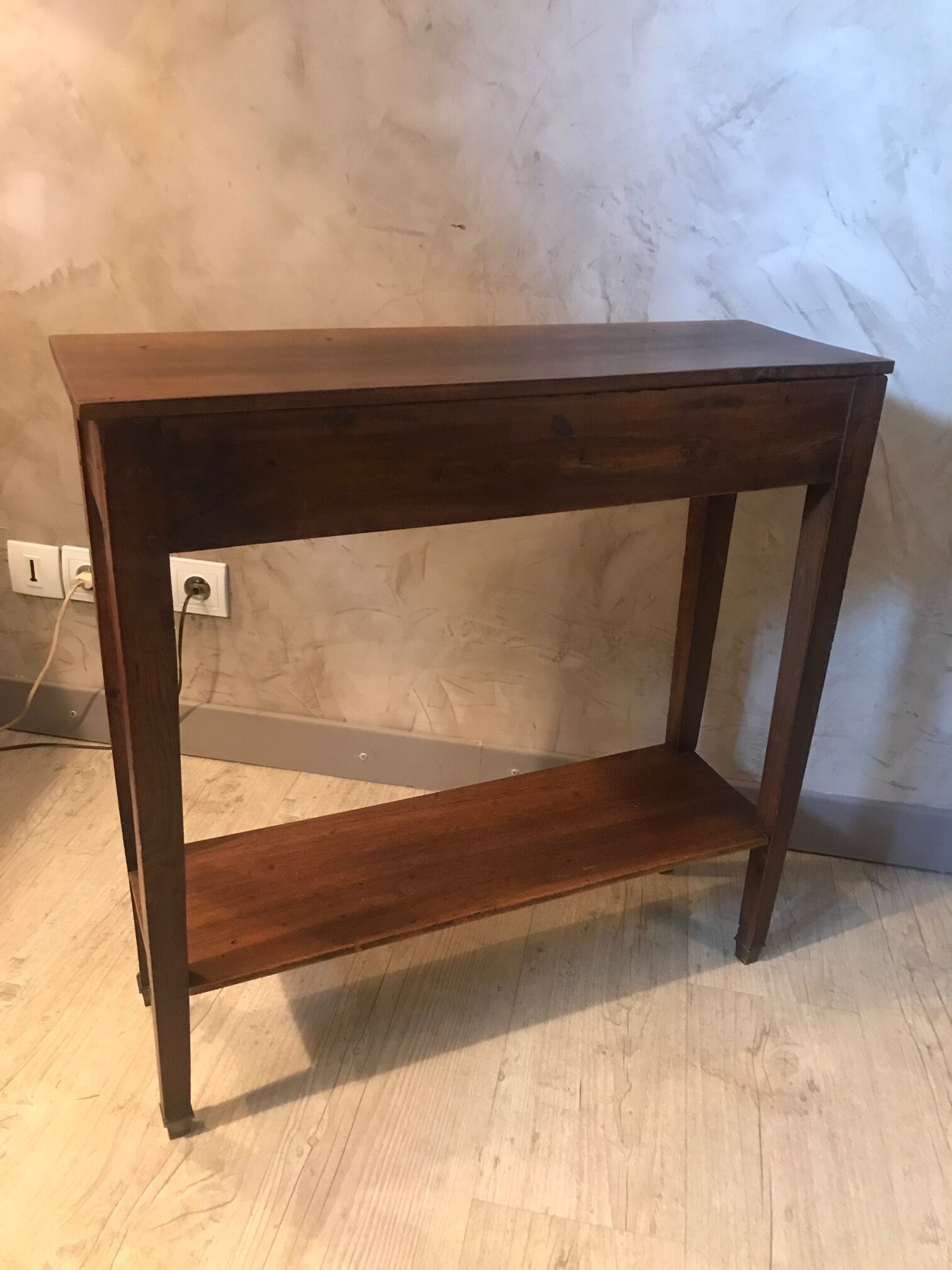 Walnut console
