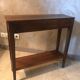 Walnut console