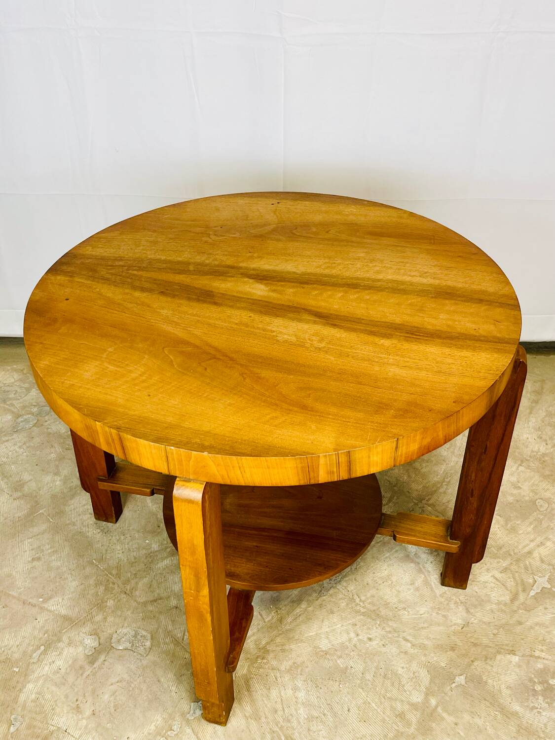 Art Deco round side table