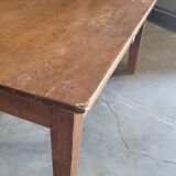 Oak farmhouse coffee table, a drawer 1950 -1m