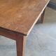 Table basse de ferme en chêne , un tiroir 1950 -1m