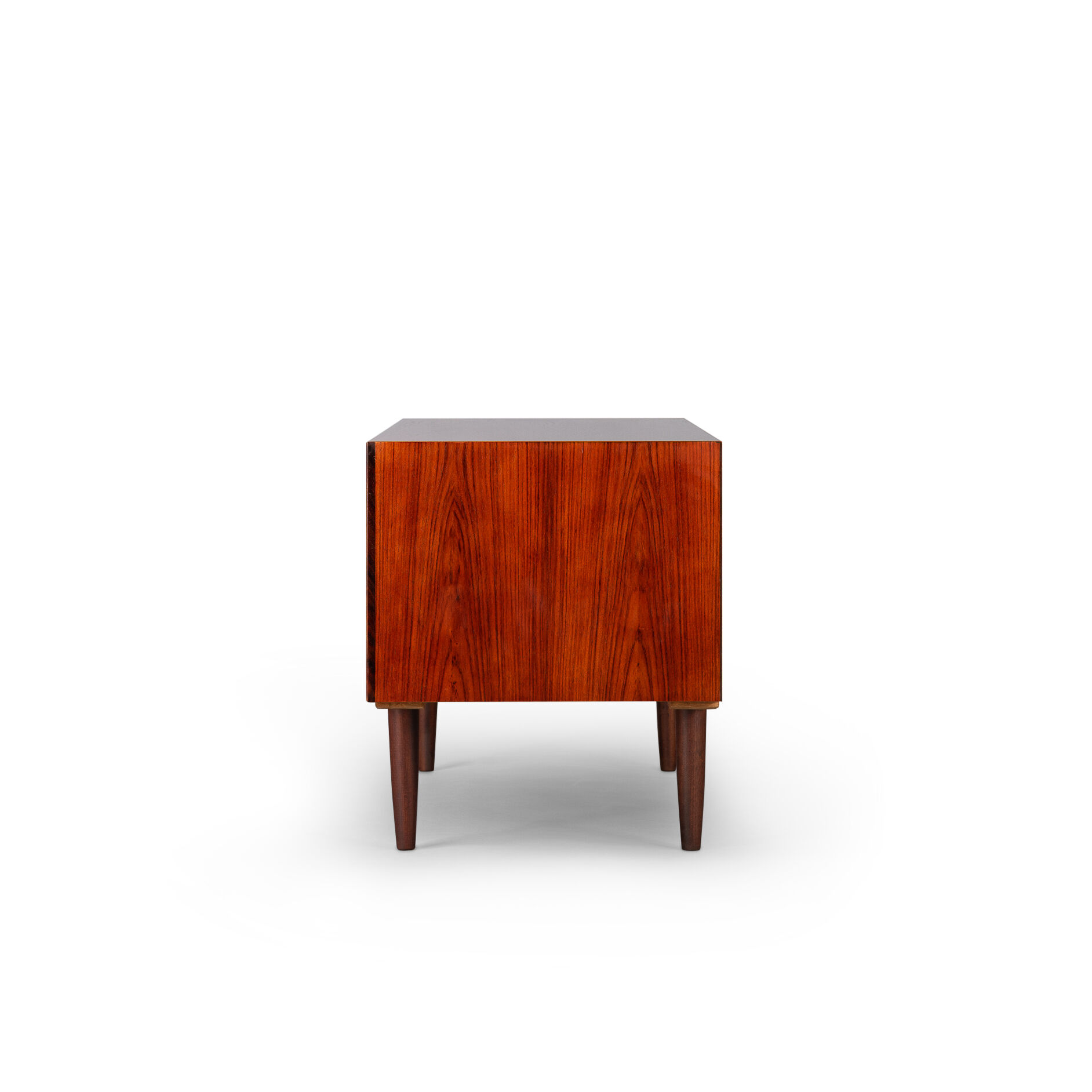 Low Danish Rosewood Sideboard by E. Brouer for Brouer Møbelfabrik, 1960s