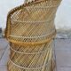 Island-inspired rattan armchair