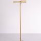 Lampadaire halogène en laiton à bras oscillant années 1980 Allemagne