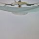Vibea Quadra Ceiling Lamp in Ice Glass and Brass, 1970s
