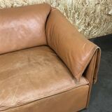 Sofa 2 seater leather sofa niels bendtsen lotus for n. eilersen danish design