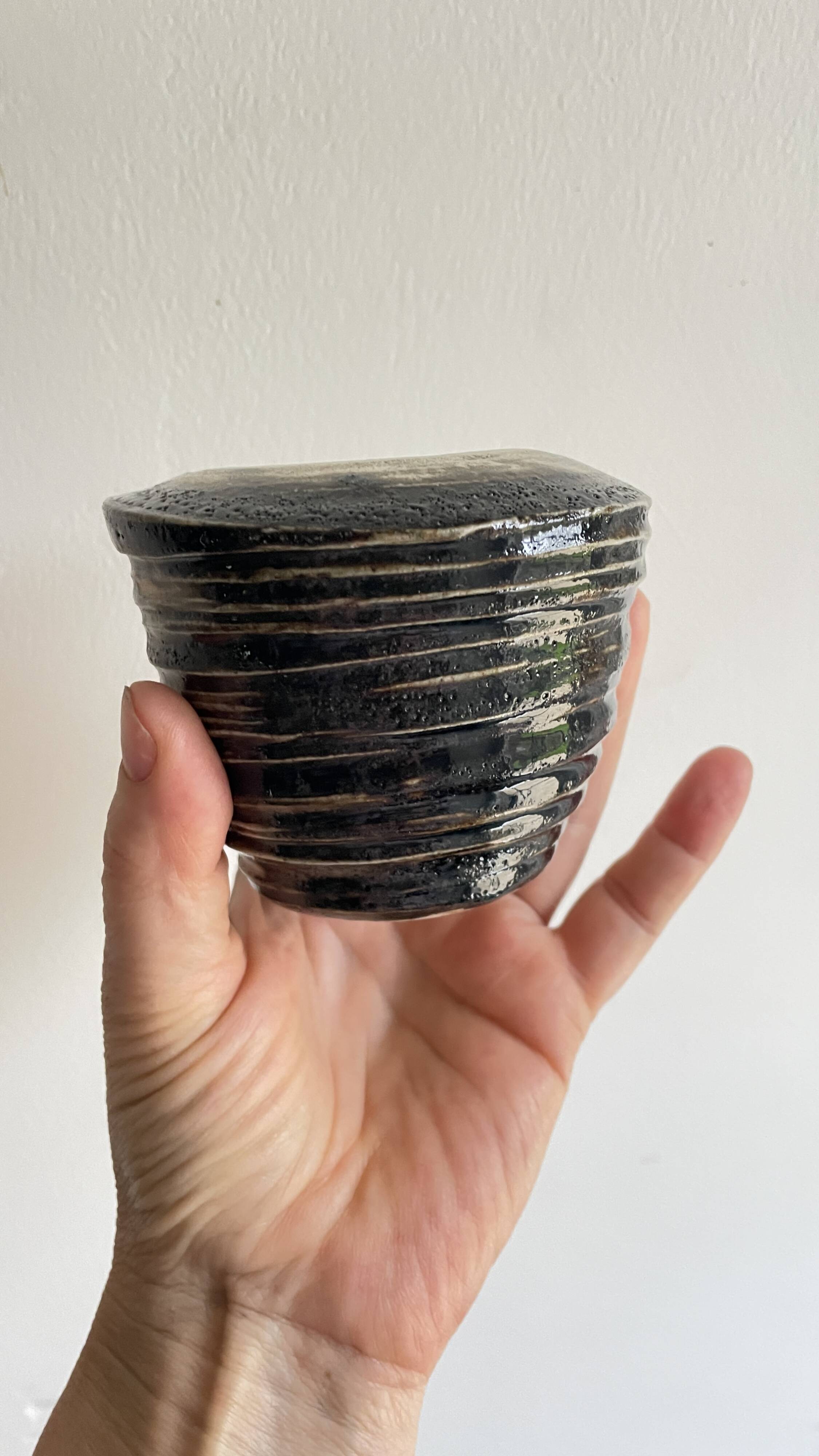 Vintage Brutalist Handmade Vase