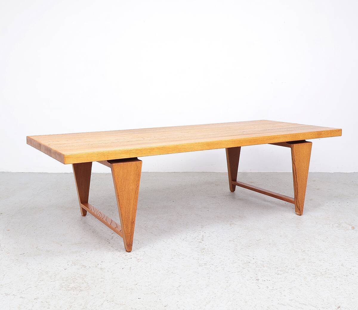 llum Wikkelsø Oak Coffee Table Model Ml 115 for a/S Mikael Laursen, 1960s