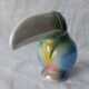 Ceramic Toucan Pastel Iridescent Enamel Decoration