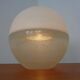 Two-Piece Opal Glass Table Ball Lamp, Italy, 1960s