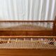 Baby bed rattan and wood vintage 50s